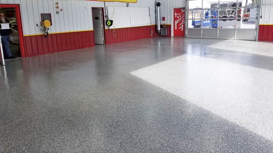 Best Floor Coating For Auto Mechanic Shops Garages